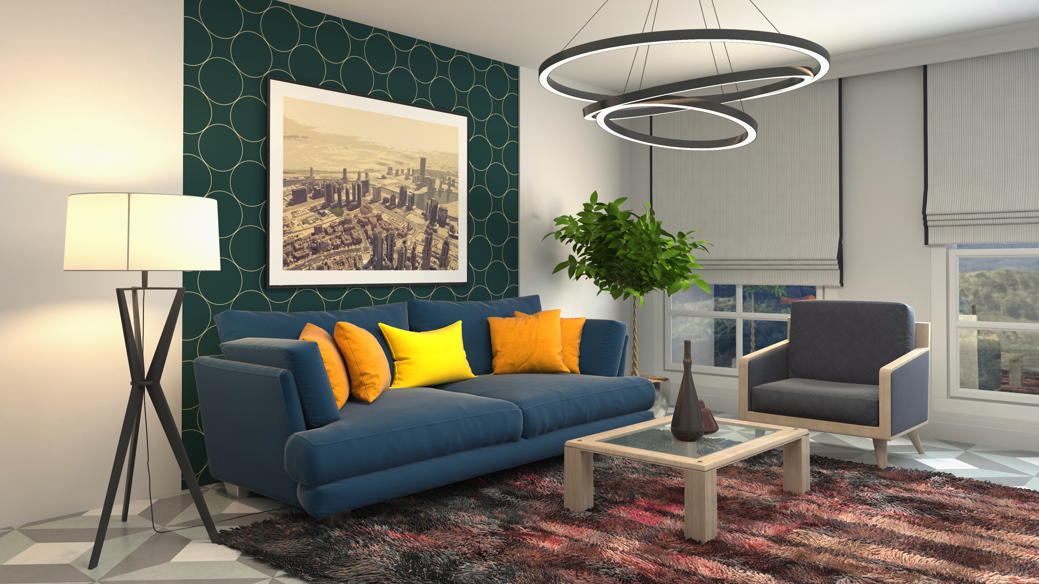 Completed interior project